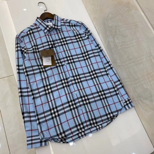 Burberry Shirts Long Sleeved For Men #1009126 $64.00 USD, Wholesale Replica Burberry Shirts
