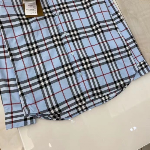 Replica Burberry Shirts Long Sleeved For Men #1009126 $64.00 USD for Wholesale
