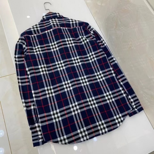 Replica Burberry Shirts Long Sleeved For Men #1009127 $64.00 USD for Wholesale