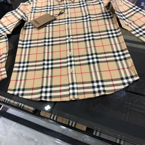 Replica Burberry Shirts Long Sleeved For Men #1009128 $64.00 USD for Wholesale