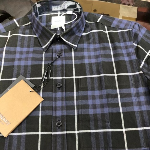 Replica Burberry Shirts Long Sleeved For Men #1009129 $64.00 USD for Wholesale