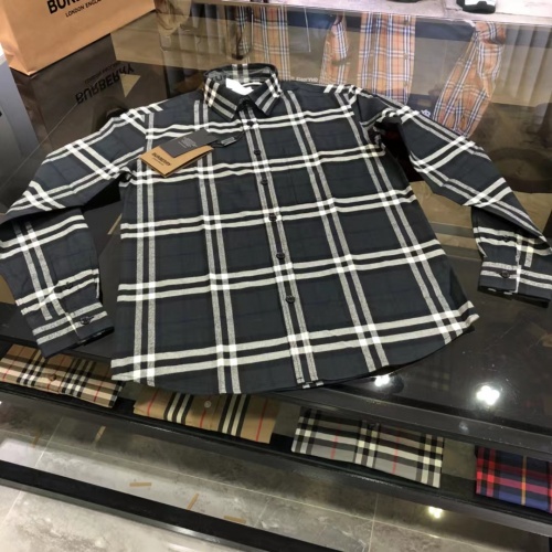 Burberry Shirts Long Sleeved For Men #1009130 $64.00 USD, Wholesale Replica Burberry Shirts