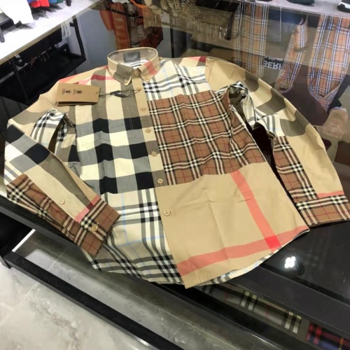 Burberry Shirts Long Sleeved For Men #1009131 $72.00 USD, Wholesale Replica Burberry Shirts