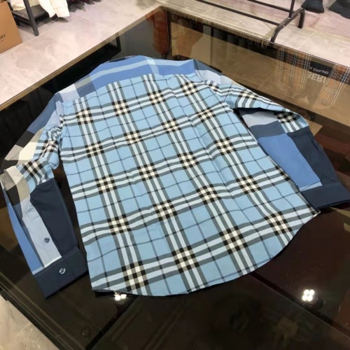 Replica Burberry Shirts Long Sleeved For Men #1009133 $72.00 USD for Wholesale