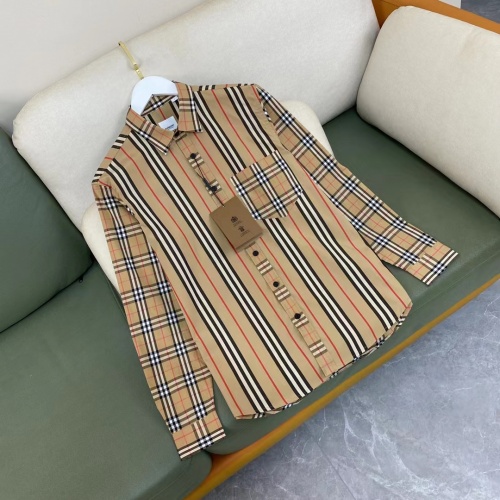 Burberry Shirts Long Sleeved For Men #1009138 $72.00 USD, Wholesale Replica Burberry Shirts