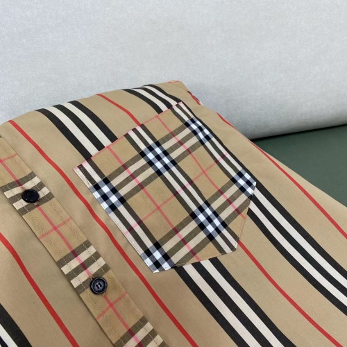Replica Burberry Shirts Long Sleeved For Men #1009138 $72.00 USD for Wholesale