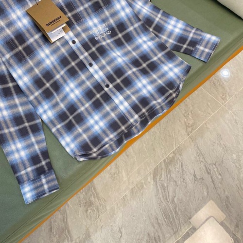 Replica Burberry Shirts Long Sleeved For Men #1009140 $64.00 USD for Wholesale