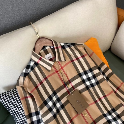 Replica Burberry Shirts Long Sleeved For Men #1009142 $64.00 USD for Wholesale