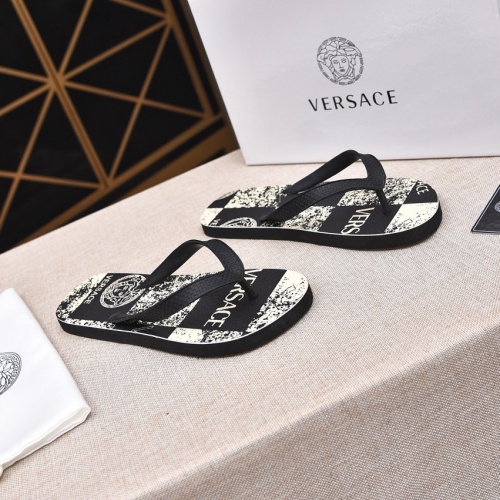 Replica Versace Slippers For Men #1009763 $40.00 USD for Wholesale
