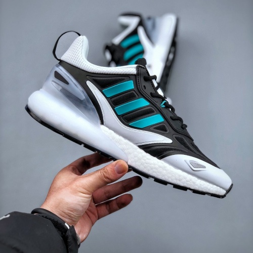 Replica Adidas ZX Shoes For Men #1009796 $85.00 USD for Wholesale