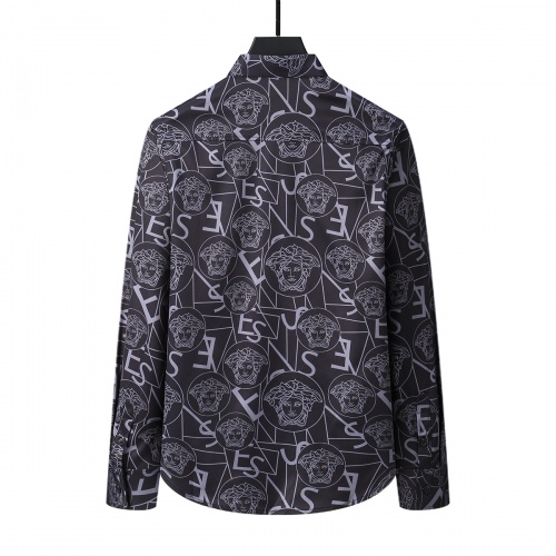 Replica Versace Shirts Long Sleeved For Men #1009895 $34.00 USD for Wholesale