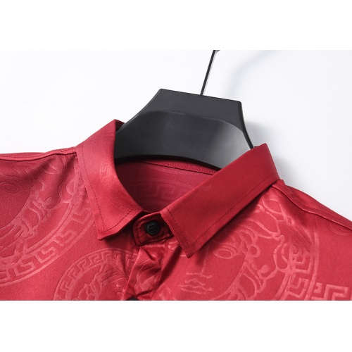 Replica Versace Shirts Long Sleeved For Men #1009898 $34.00 USD for Wholesale