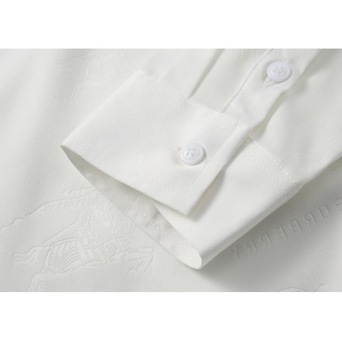 Replica Burberry Shirts Long Sleeved For Men #1009947 $34.00 USD for Wholesale