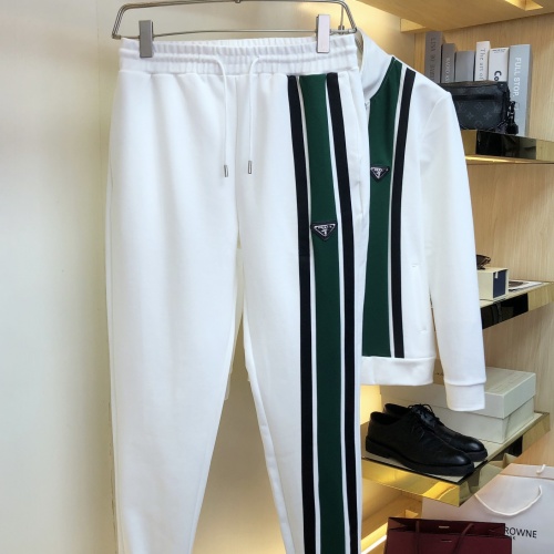 Replica Prada Tracksuits Long Sleeved For Men #1010163 $98.00 USD for Wholesale