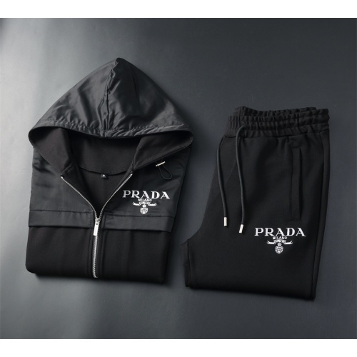 Replica Prada Tracksuits Long Sleeved For Men #1010220 $92.00 USD for Wholesale
