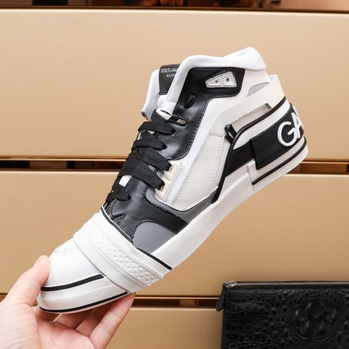 Replica D&G High Top Shoes For Men #1010910 $112.00 USD for Wholesale