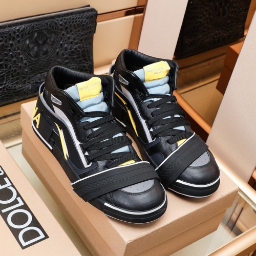 Replica D&G High Top Shoes For Men #1010914 $112.00 USD for Wholesale