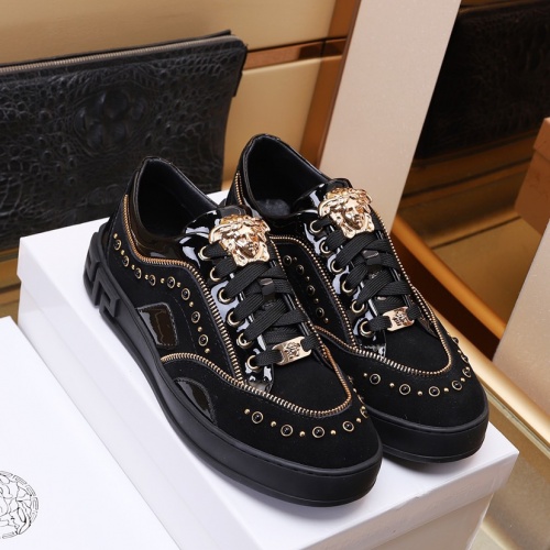 Replica Versace Casual Shoes For Men #1010916 $92.00 USD for Wholesale