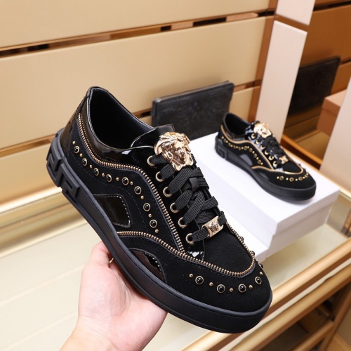 Replica Versace Casual Shoes For Men #1010916 $92.00 USD for Wholesale