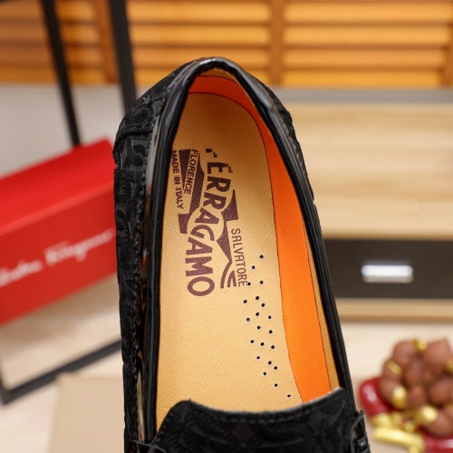 Replica Salvatore Ferragamo Leather Shoes For Men #1011029 $68.00 USD for Wholesale
