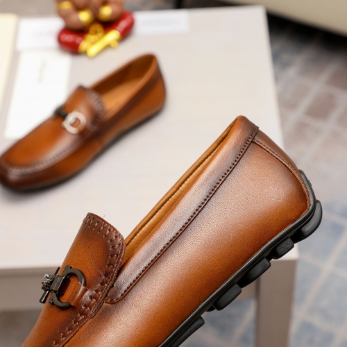 Replica Salvatore Ferragamo Leather Shoes For Men #1011034 $68.00 USD for Wholesale