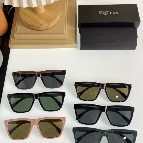 Replica Alexander McQueen AAA Quality Sunglasses #1011036 $52.00 USD for Wholesale