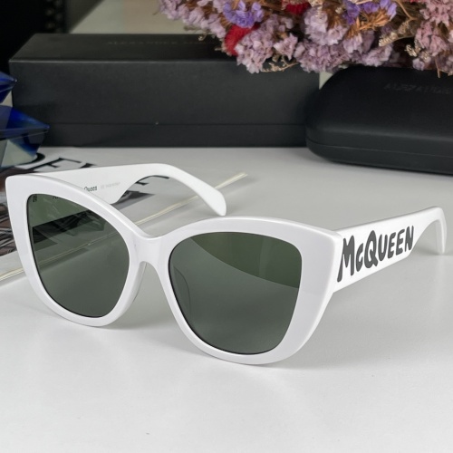 Alexander McQueen AAA Quality Sunglasses #1011044
