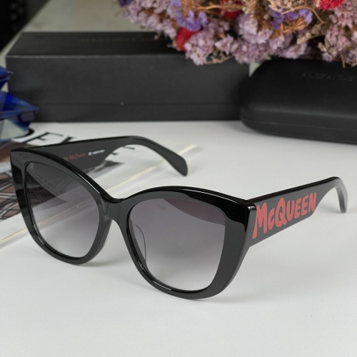Alexander McQueen AAA Quality Sunglasses #1011047
