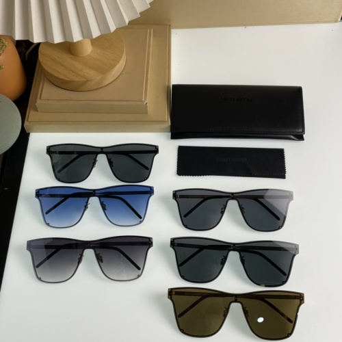 Replica Yves Saint Laurent YSL AAA Quality Sunglassses #1011355 $56.00 USD for Wholesale