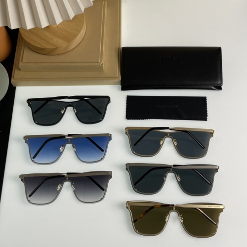 Replica Yves Saint Laurent YSL AAA Quality Sunglassses #1011358 $56.00 USD for Wholesale