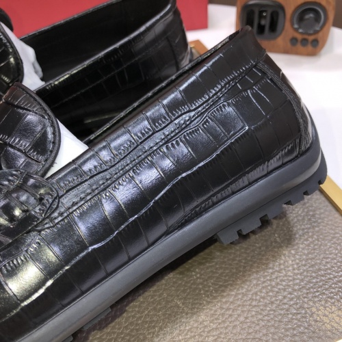 Replica Salvatore Ferragamo Leather Shoes For Men #1011392 $85.00 USD for Wholesale