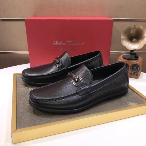 Ferragamo Salvatore FS Leather Shoes For Men #1011394