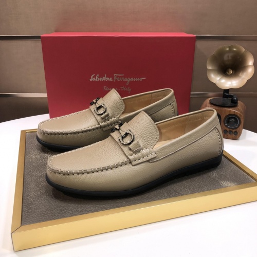 Salvatore Ferragamo Leather Shoes For Men #1011395