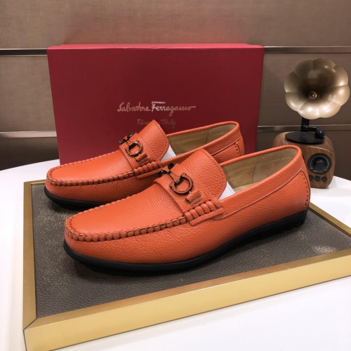 Salvatore Ferragamo Leather Shoes For Men #1011396