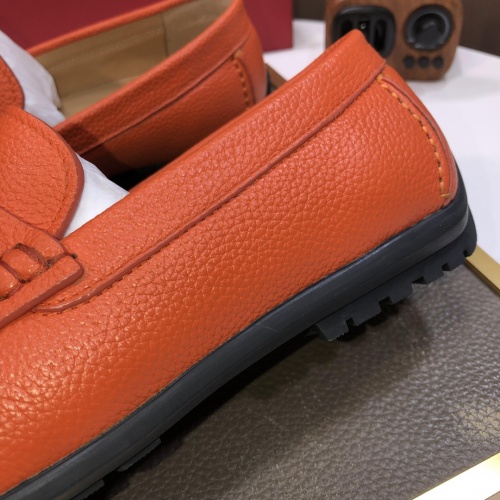 Replica Salvatore Ferragamo Leather Shoes For Men #1011396 $85.00 USD for Wholesale