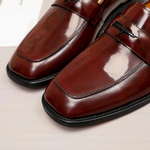 Replica Salvatore Ferragamo Leather Shoes For Men #1011658 $85.00 USD for Wholesale