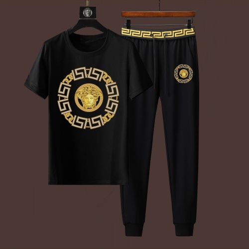 Versace Tracksuits Short Sleeved For Men #1011908 $76.00 USD, Wholesale Replica Versace Tracksuits