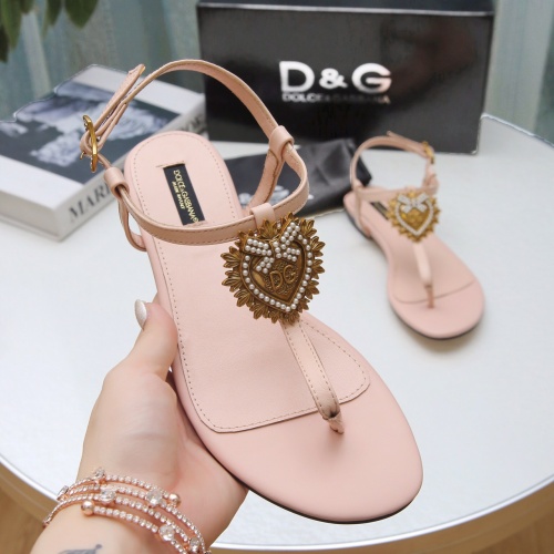 Replica Dolce & Gabbana D&G Sandal For Women #1011990 $68.00 USD for Wholesale