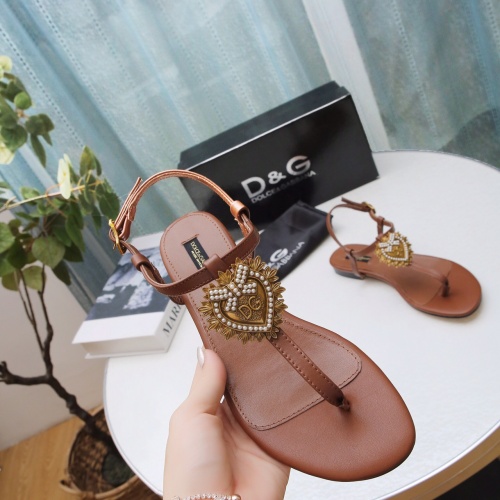 Replica Dolce & Gabbana D&G Sandal For Women #1011992 $68.00 USD for Wholesale