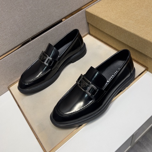 Prada Leather Shoes For Men #1012117 $80.00 USD, Wholesale Replica Prada Leather Shoes