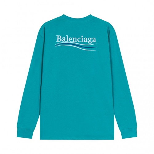 Replica Balenciaga T-Shirts Long Sleeved For Unisex #1012136 $48.00 USD for Wholesale