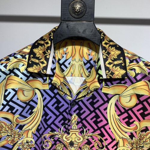 Replica Versace Shirts Short Sleeved For Men #1012145 $45.00 USD for Wholesale