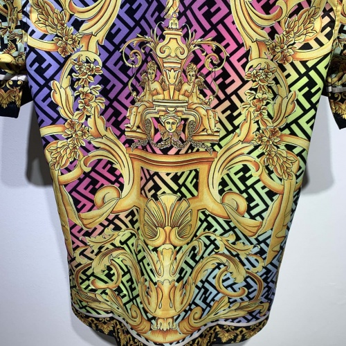 Replica Versace Shirts Short Sleeved For Men #1012145 $45.00 USD for Wholesale