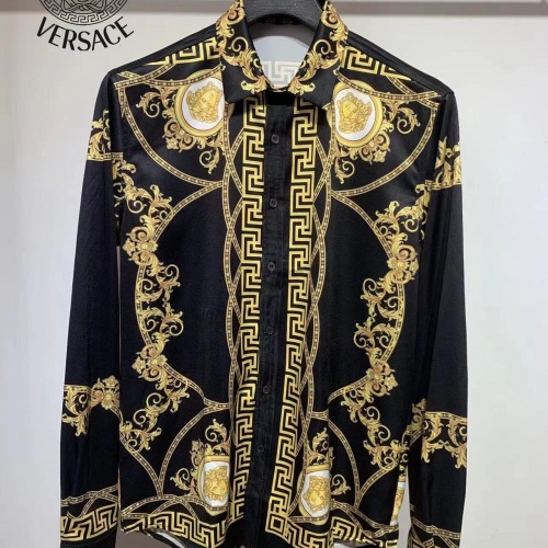 Versace Shirts Long Sleeved For Men #1012151