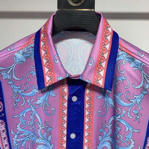 Replica Versace Shirts Long Sleeved For Men #1012152 $45.00 USD for Wholesale