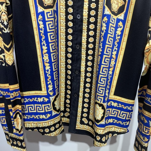 Replica Versace Shirts Long Sleeved For Men #1012153 $45.00 USD for Wholesale