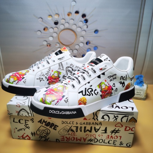 Replica Dolce & Gabbana D&G Casual Shoes For Women #1012155 $102.00 USD for Wholesale