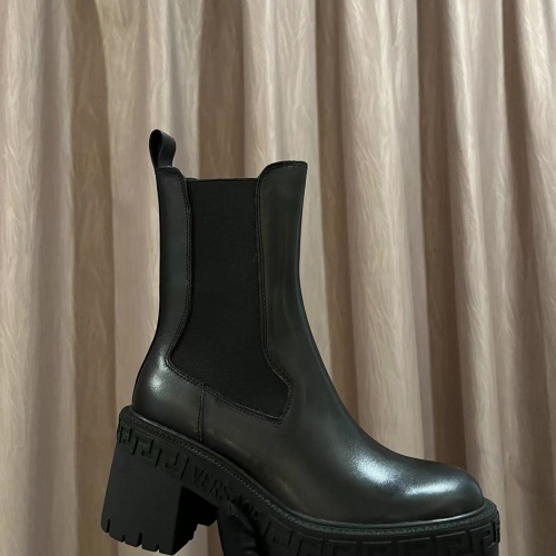 Replica Versace Boots For Women #1012408 $102.00 USD for Wholesale