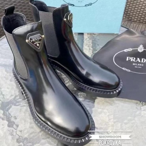 Replica Prada Boots For Women #1012417 $100.00 USD for Wholesale