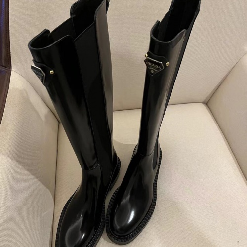 Replica Prada Boots For Women #1012418 $130.00 USD for Wholesale